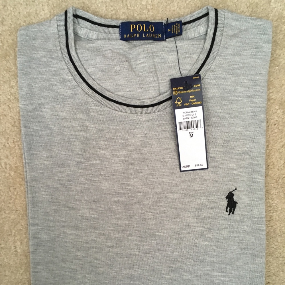 Polo by Ralph Lauren Custom Slim Fit Mesh T-Shirt